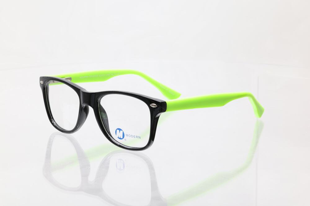 Modern Goodies Black Lime 45-16-130mm Eyeglass FRAMES ONLY - NEW/WITHOUT TAGS